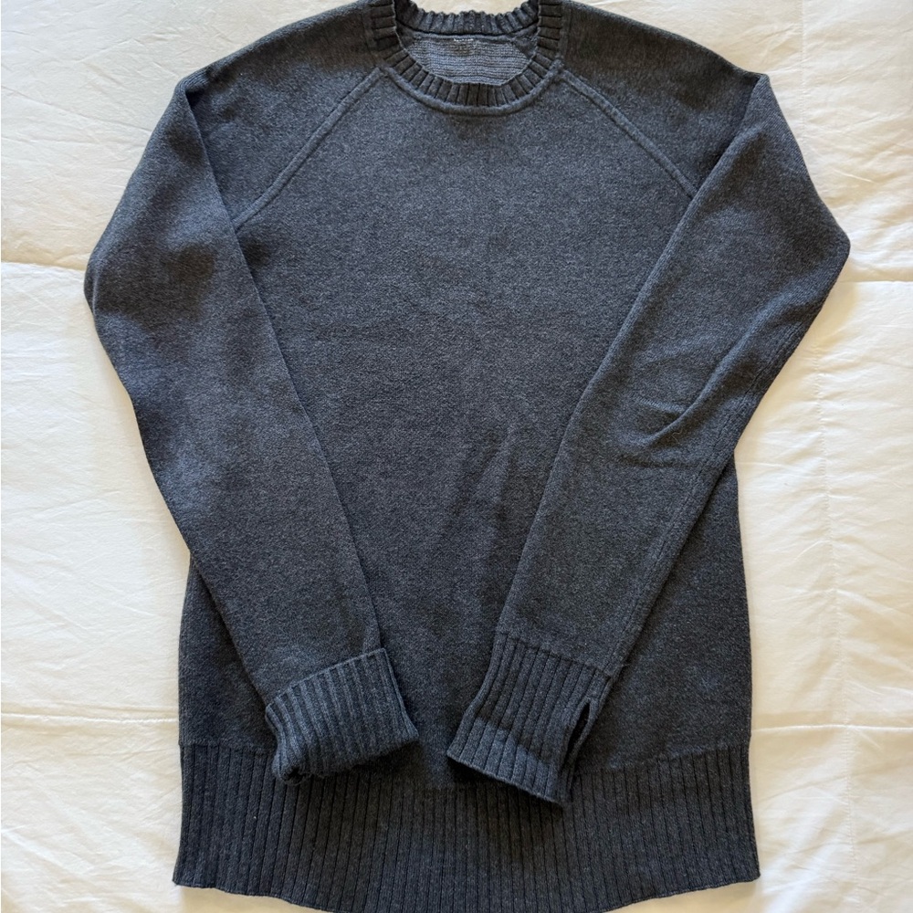 lululemon athletica Charcoal Crew Neck Sweater